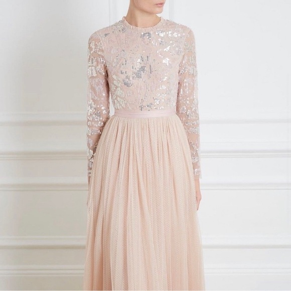 Needle and Thread Floral Gloss Bodice Maxi Dress - Picture 4 of 5